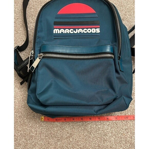 Marc Jacobs Trek Sports Logo Backpack Green - Picture 4 of 13